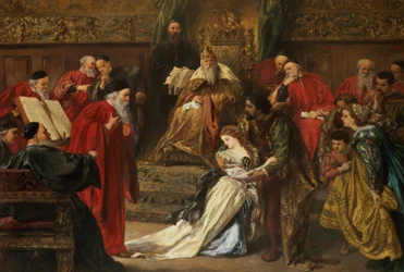 Cordelia am Hof von König Lear, 1873